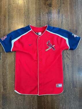 Vintage Nike Team MLB St. Louis Cardinals Albert Pujols #5 Jersey Youth Large